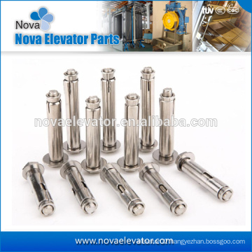 Manufacturer factory zinc plated steel wedge anchor/expansion bolt